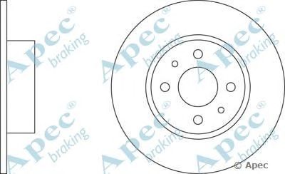 APEC BRAKING dsk637 -  Тормозной диск